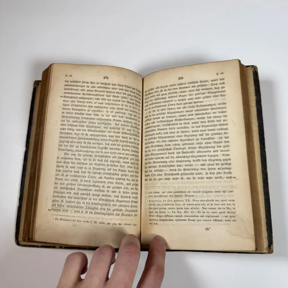 Christian Faith by F Schleiermacher 1842 Antique Book Ger Lng
